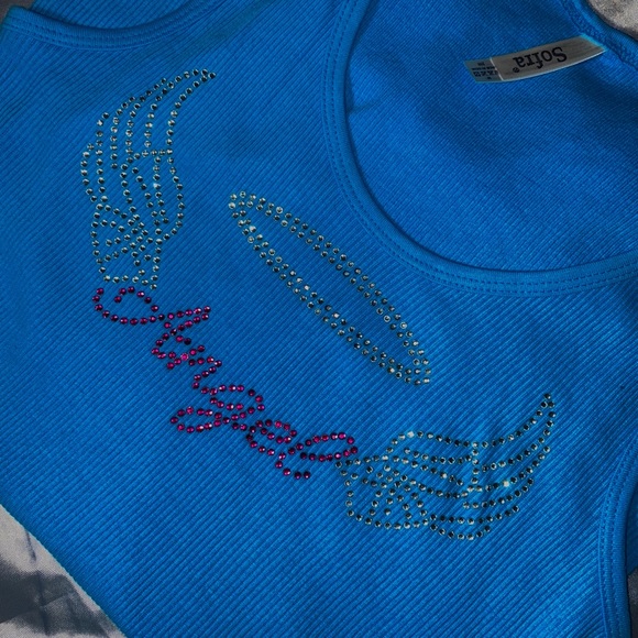 โจ Angel Rhinestone Tank Topโจ - Picture 1 of 10